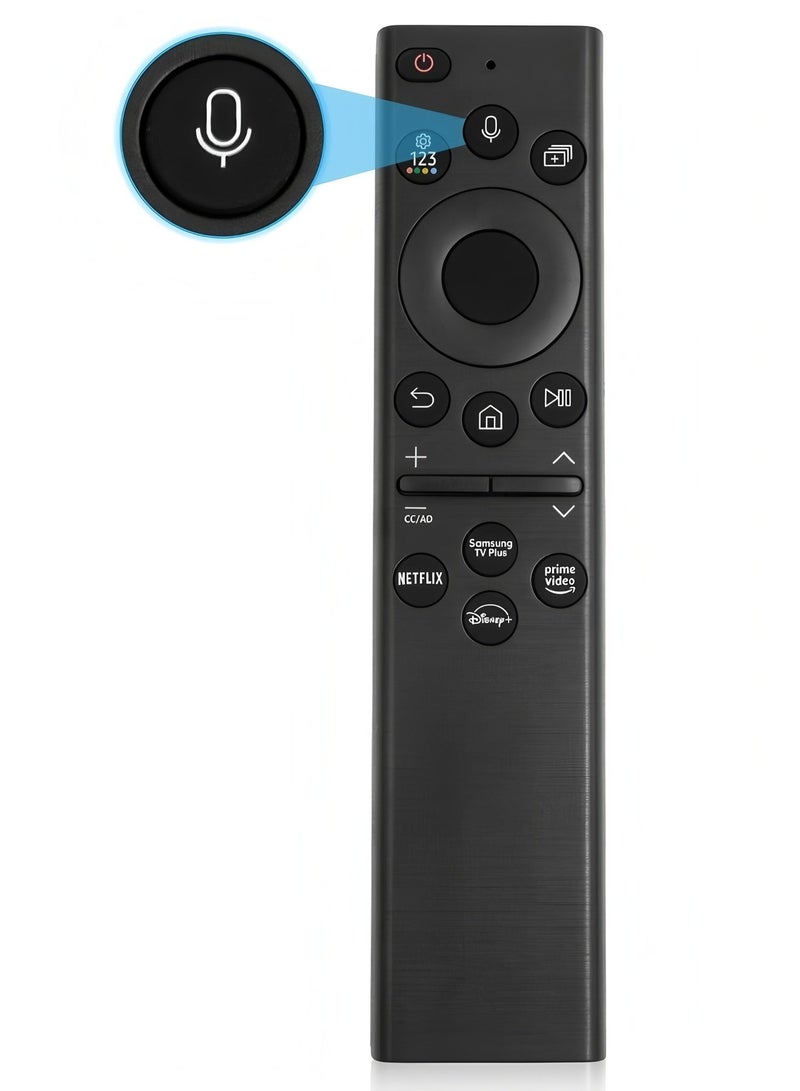 Apluynm Voice Remote Control Replacement for Samsung Smart TV (No Solar), Compatible with Most 2018 to 2022 Smasung Crystal UHD QLED The Frame QLED 4K 8K Smart TVs(BN59-01385A/BN59-01385B) - Image 1