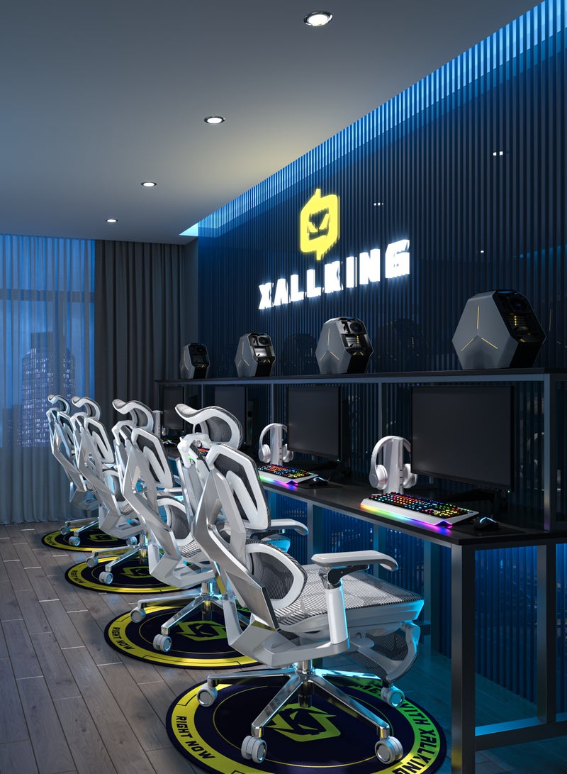 SIHOO Xallking X5PRO-301 high abjustbale gas lifting silla for gamer computer ergonomic chair full mesh chair with footrest - Image 5