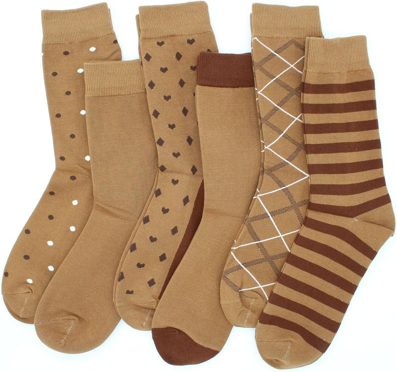 TOEJYJ Mens Fun Dress Socks, Pattern Funny Casual Socks Pack, Colorful Striped Cotton Novelty Socks Size 10-13 - Image 2