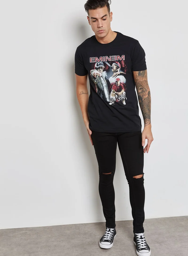 Mister Tee Eminem Slim Fit T-Shirt