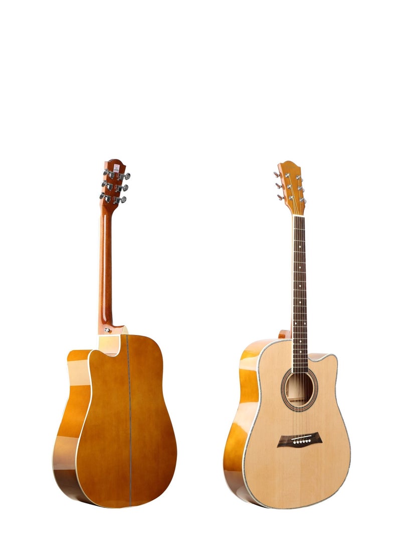 ميغاريا جيتار أكوستيك مقاس 40 بوصة مع حقيبة وحزام وحامل - Image 2