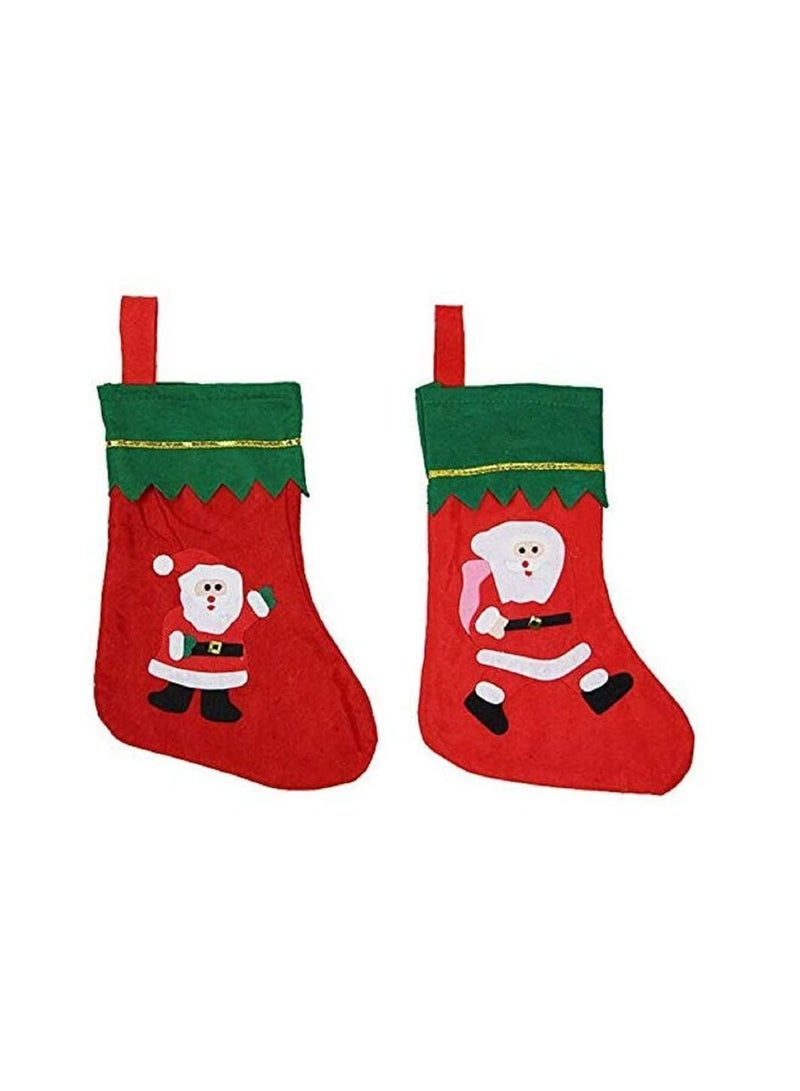 Christmas Socks Christmas Decoration for Home 2 Pcs - Image 1