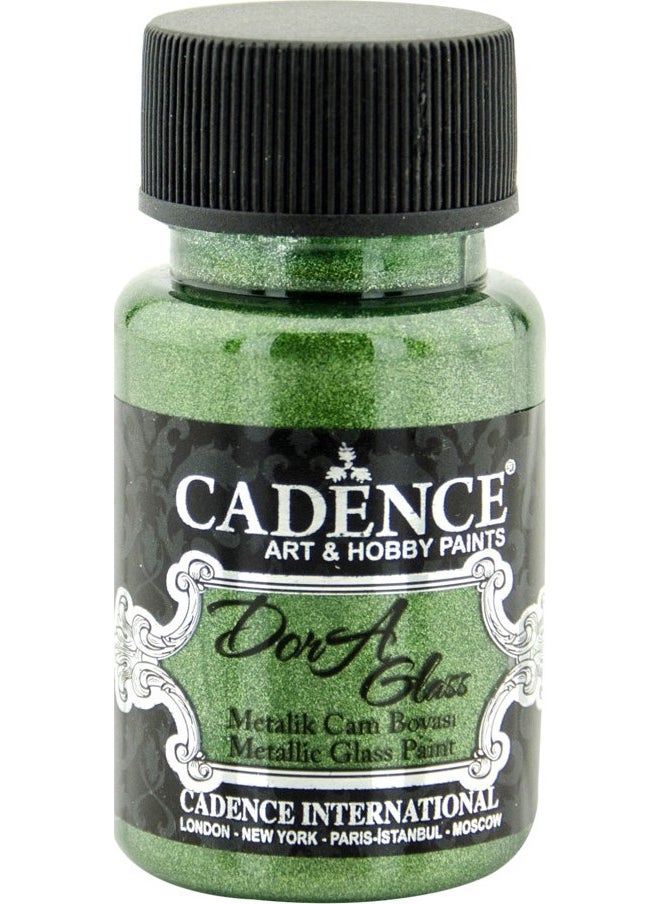 Cadence - Dora Glass Metallic Glass Paint 50 ml 3135 Green - Image 1