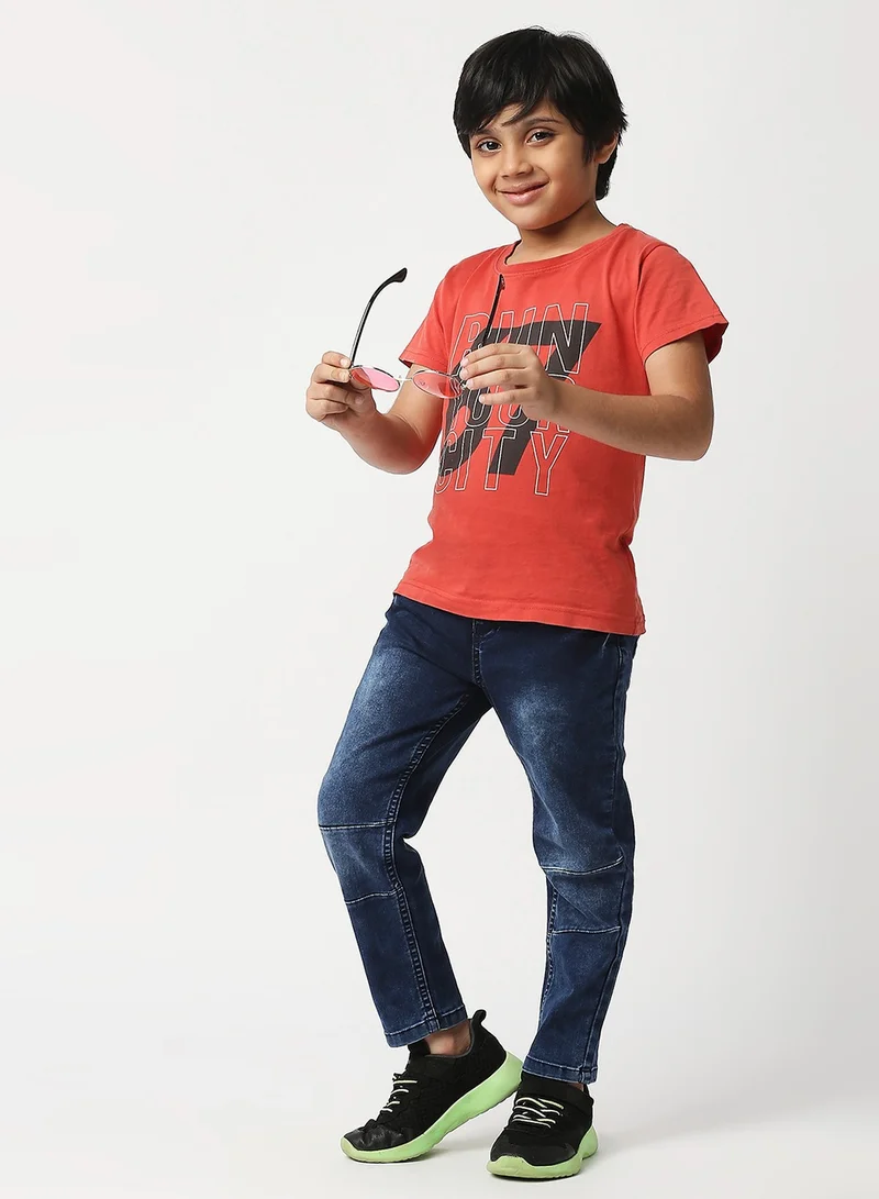 هاي ستار Boys Blue Slim Fit Jeans