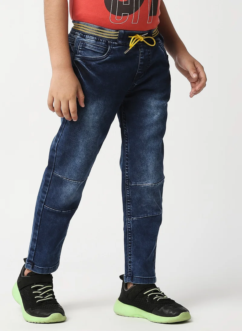 هاي ستار Boys Blue Slim Fit Jeans