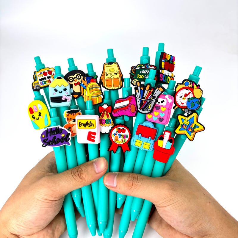 12 Innovative Gel Pens PVC Patch Smooth Writing Back to School Office - Image 1
