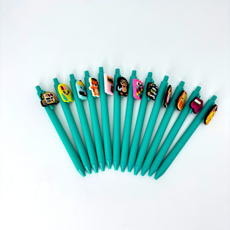 12 Innovative Gel Pens PVC Patch Smooth Writing Back to School Office - Image 3