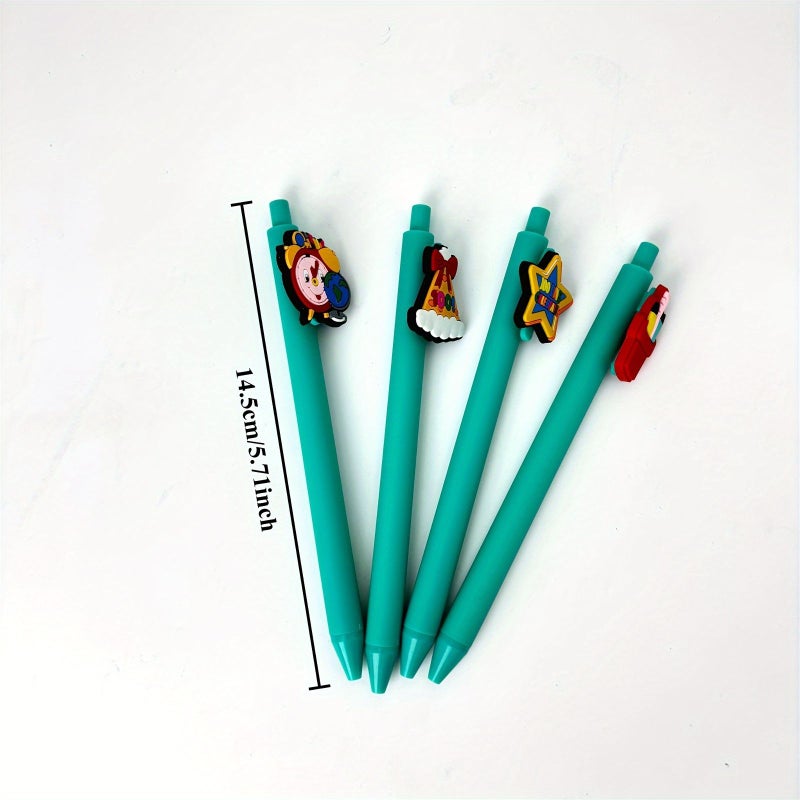 12 Innovative Gel Pens PVC Patch Smooth Writing Back to School Office - Image 2