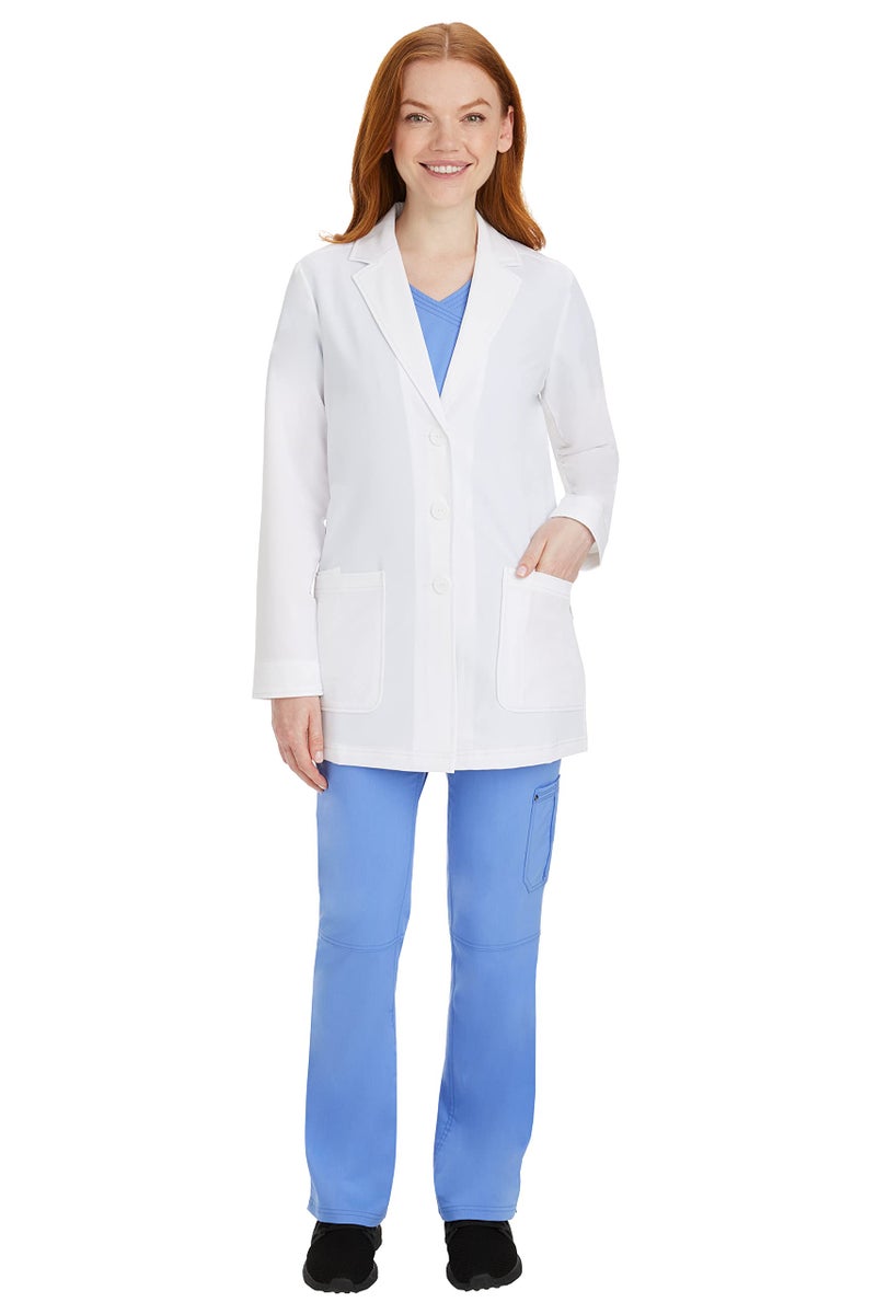 Healing Hands Lab Coat Women 3 Pocket Full Sleeve Mid-Length 5053 Faith The White Coat Minimalist Collection White L - Image 3