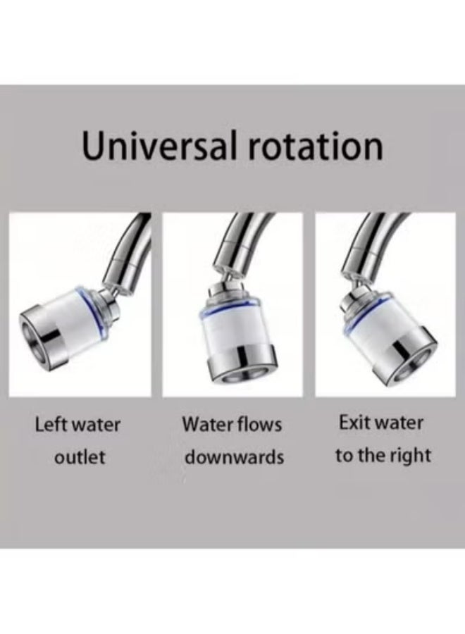 TaimAs 360° Rotating Faucet Filter | Splash-Proof Tap Shower Head with Dual Water Filtration for Kitchen & Bathroom - Image 4