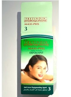 MAXI PEEL Exfoliant No.3 – 0.025%/2% Tretinoin Hydroquinone,60ml 