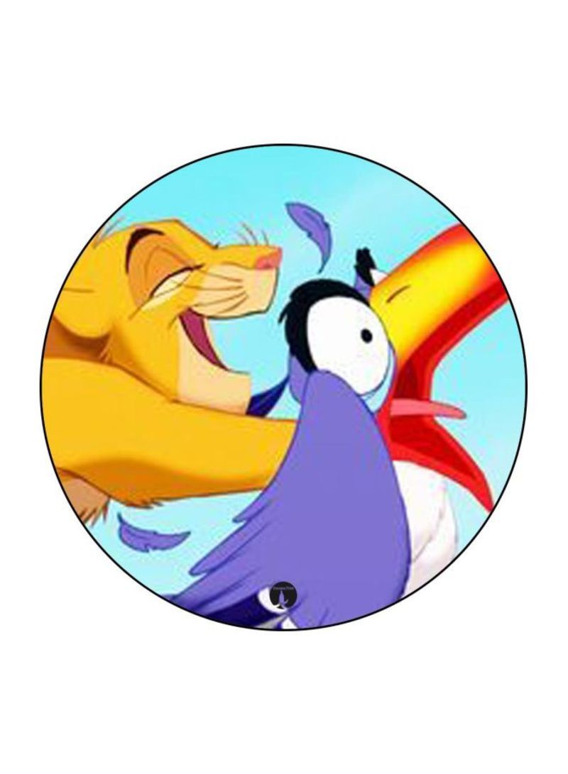 RKN Disney Theme Printed Fridge Magnet  Yellow/Blue/Purple - Image 1
