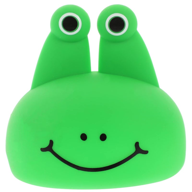 Healifty Phlegm Remover Chest Physical Cup Cartoon Silicone Frog Palm Chest Percussion Mucus Remove Cup for Baby Gas Relief 3.11 X 3.11 X 3.07 inch Green - Image 1