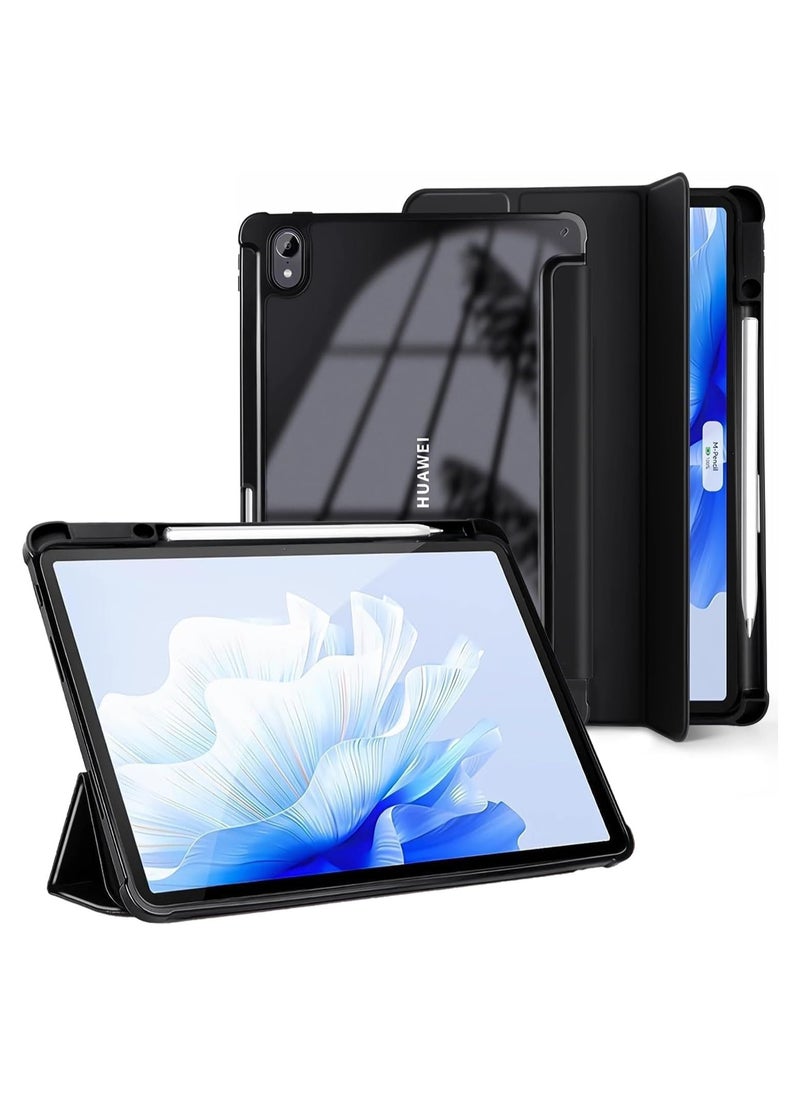 VKL حافظة Huawei Matepad Air مقاس 11.5 بوصة (2023)، [حامل قلم رصاص مدمج] [تنبيه/نوم تلقائي] غطاء دعامة ذكي رفيع للغاية ثلاثي الطي، مضاد للسقوط لجهاز Matepad Air  - Image 1