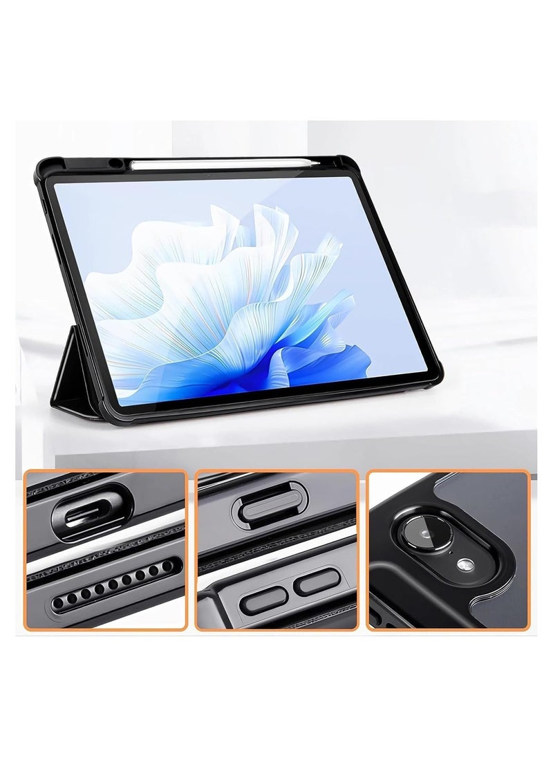 VKL حافظة Huawei Matepad Air مقاس 11.5 بوصة (2023)، [حامل قلم رصاص مدمج] [تنبيه/نوم تلقائي] غطاء دعامة ذكي رفيع للغاية ثلاثي الطي، مضاد للسقوط لجهاز Matepad Air  - Image 5