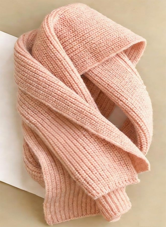 Vikodah Kids Winter Scarf Knitting Acrylic Warm Soft Scarves Neck Protective Accesories for Boys Girls 3-8Y - Image 2
