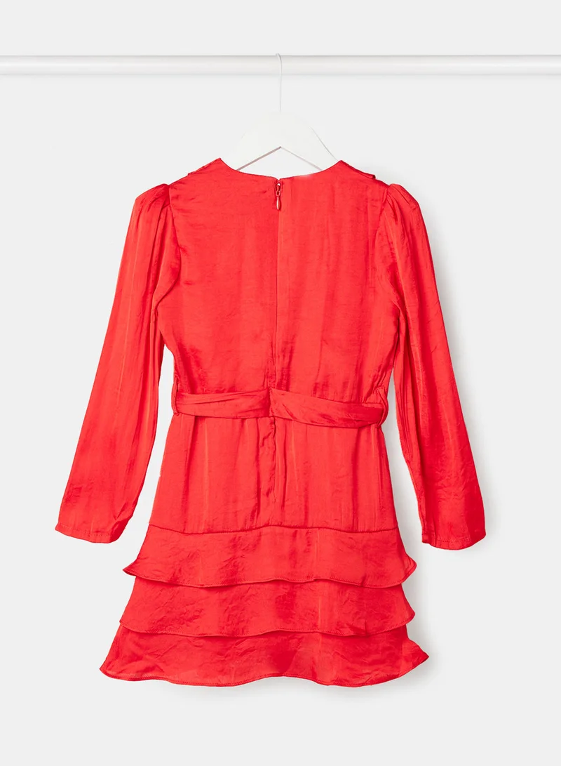 Bardot Junior Girls Winona Wrap Dress