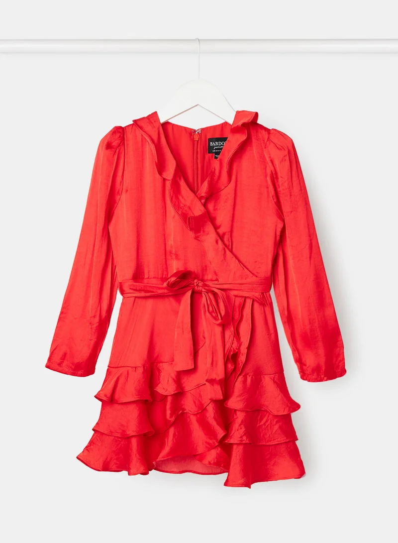 Bardot Junior Girls Winona Wrap Dress