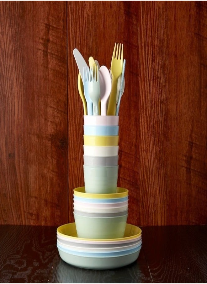 Kalas KALAS Plate pack of 6  multicolours 250g  - Image 4