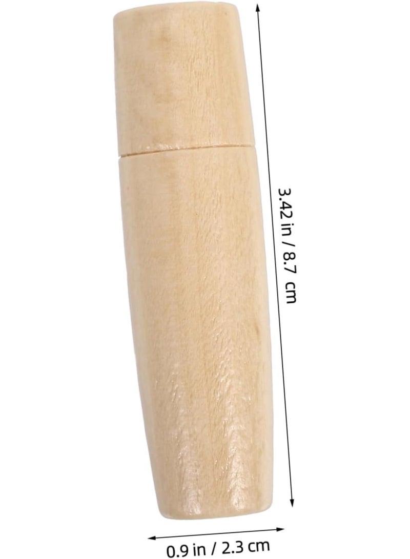 GGOOT 4pcs Wooden Handle Replacement Files for Tools Teapot Brush Handles Hardware Equipment - Image 2