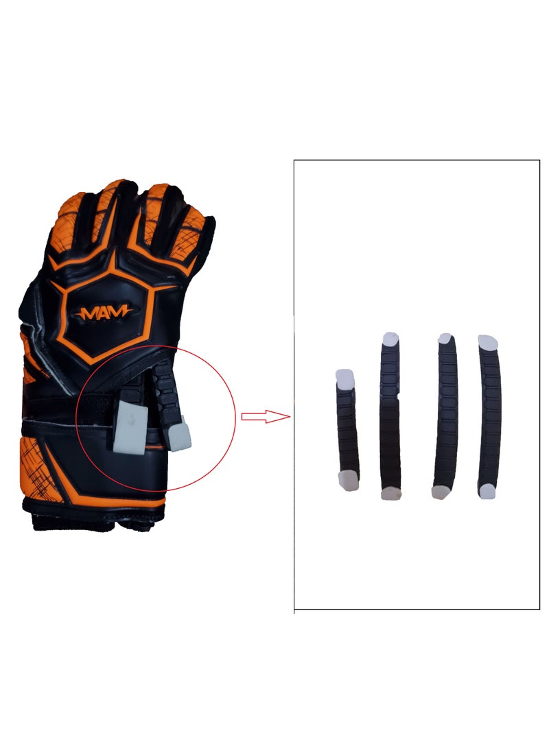 مام قفازات حارس المرمى الرجالية مع شرائط متينة قابلة للإزالة ومسكة اليد - Image 2