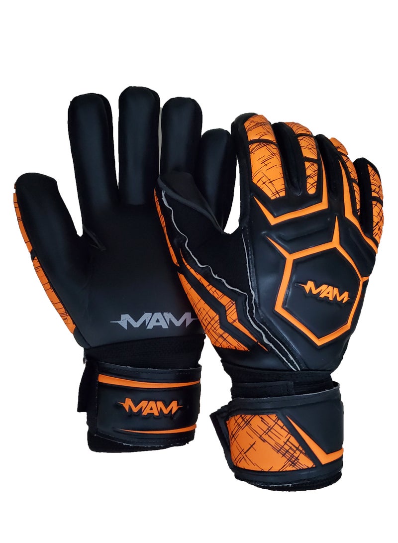 مام قفازات حارس المرمى الرجالية مع شرائط متينة قابلة للإزالة ومسكة اليد - Image 1