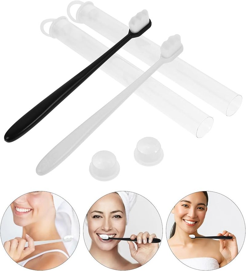 Soft Bristle Toothbrushes For Sensitive Gums 10 Pack Adult Household Teeth Cleaning - Image 3