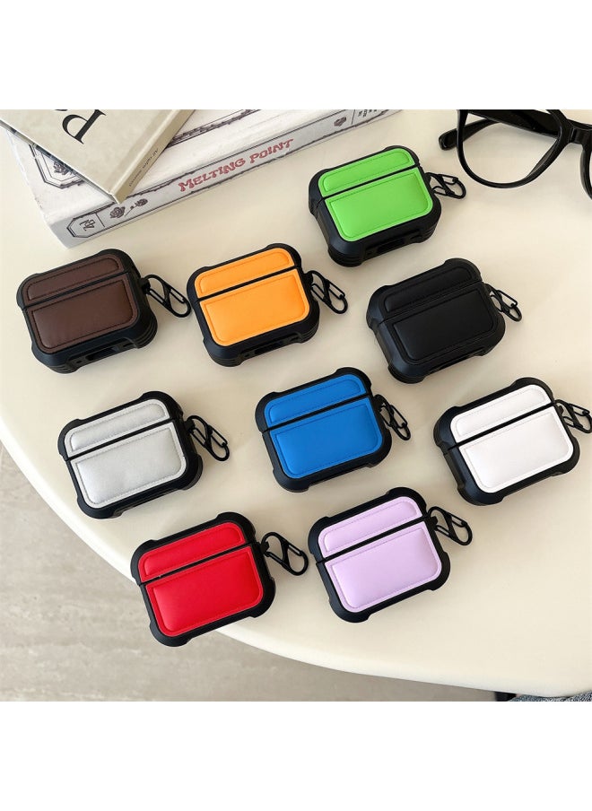 Generic Macaroon Down Jacket Airpodspro2 For Apple Earphone Set 2/3/4 Generation Simple Protective Shell Soft-Color:Green-Applicable Models:Airpods 4th Generation  - Image 2