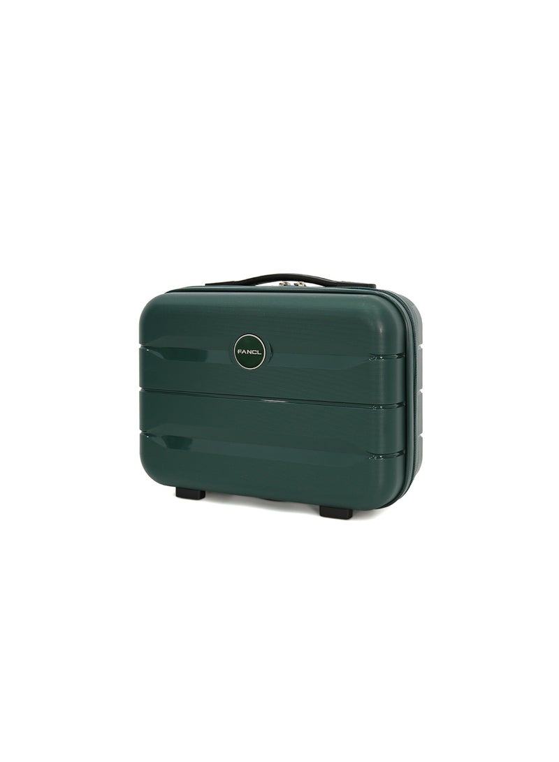 Fancl مجموعة حقائب سفر صلبة مكونة من 4 قطع، باللون الأخضر (BC-12"، S-20"، M-24"، L-28") - Image 5