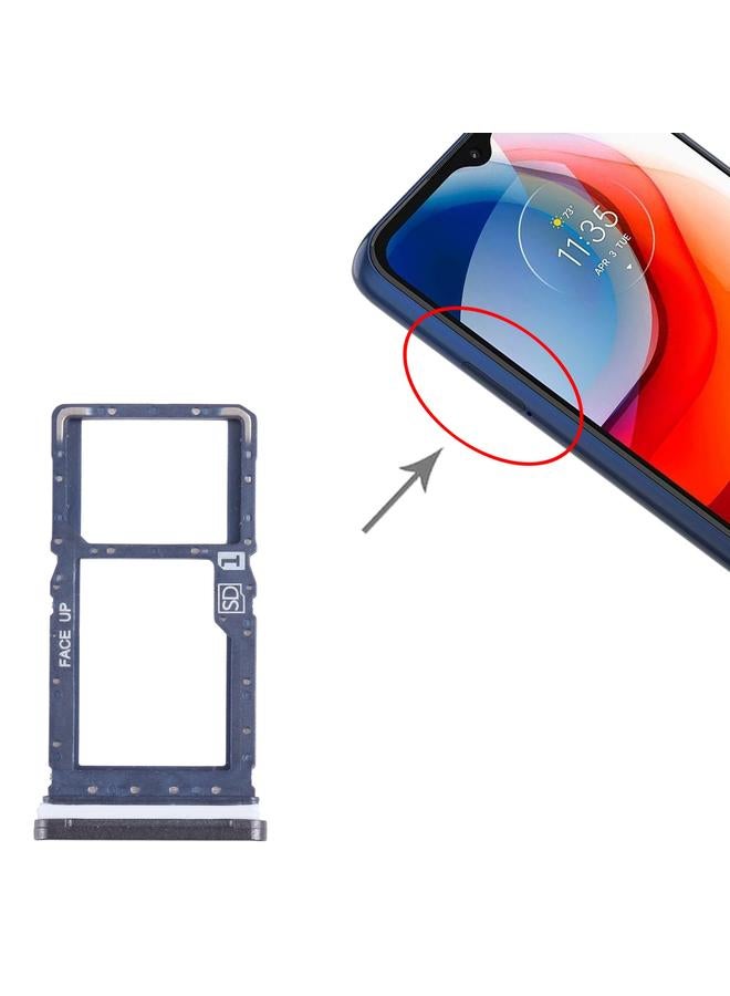 إيروريكس لبطاقة SIM لهاتف Motorola Moto G Play 2021 + بطاقة Micro SD (أسود) - Image 4