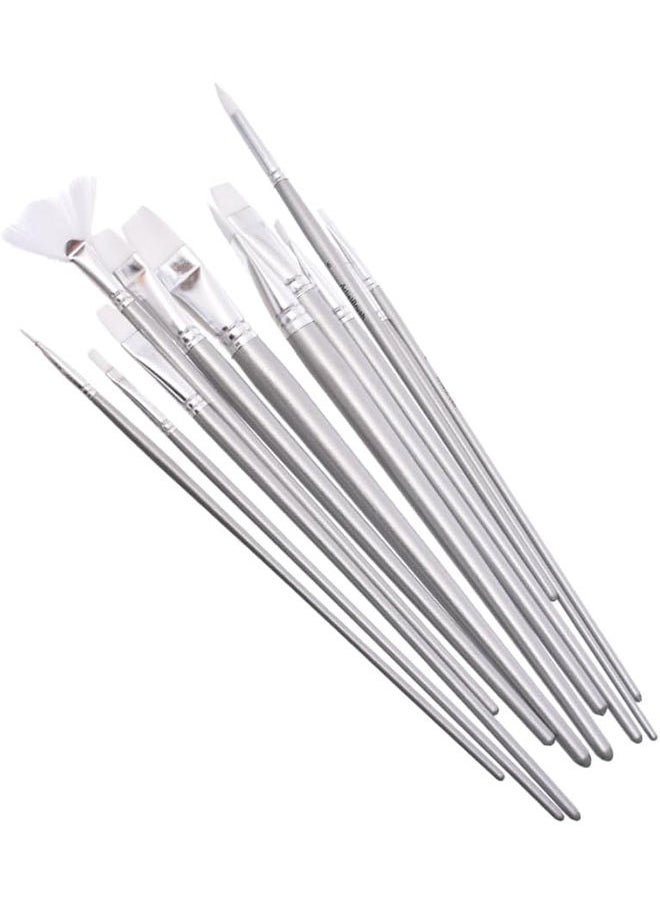 El Maayergy Set Of 12 Pieces Paint Brushes  - Image 1