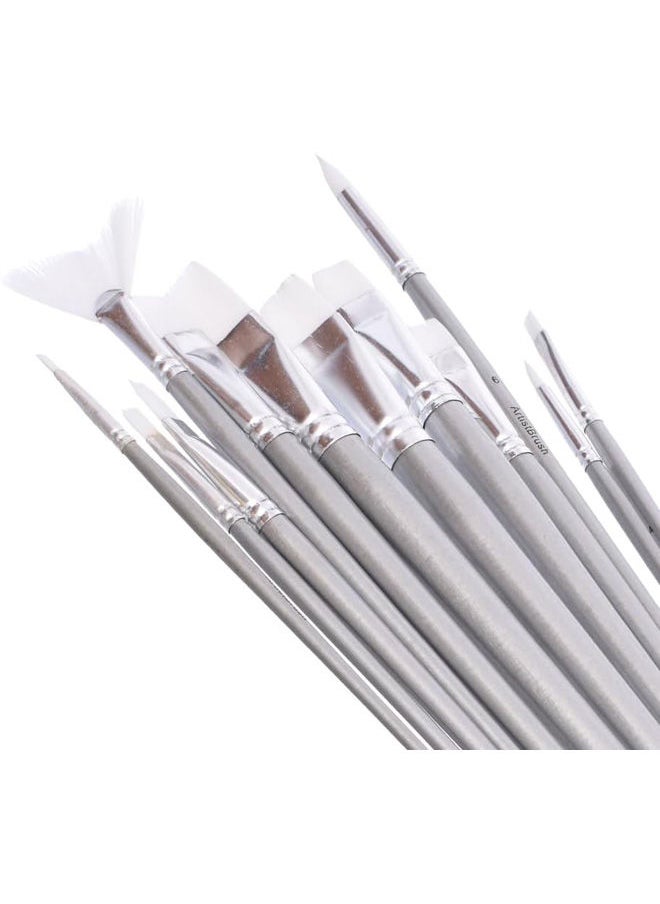 El Maayergy Set Of 12 Pieces Paint Brushes  - Image 2