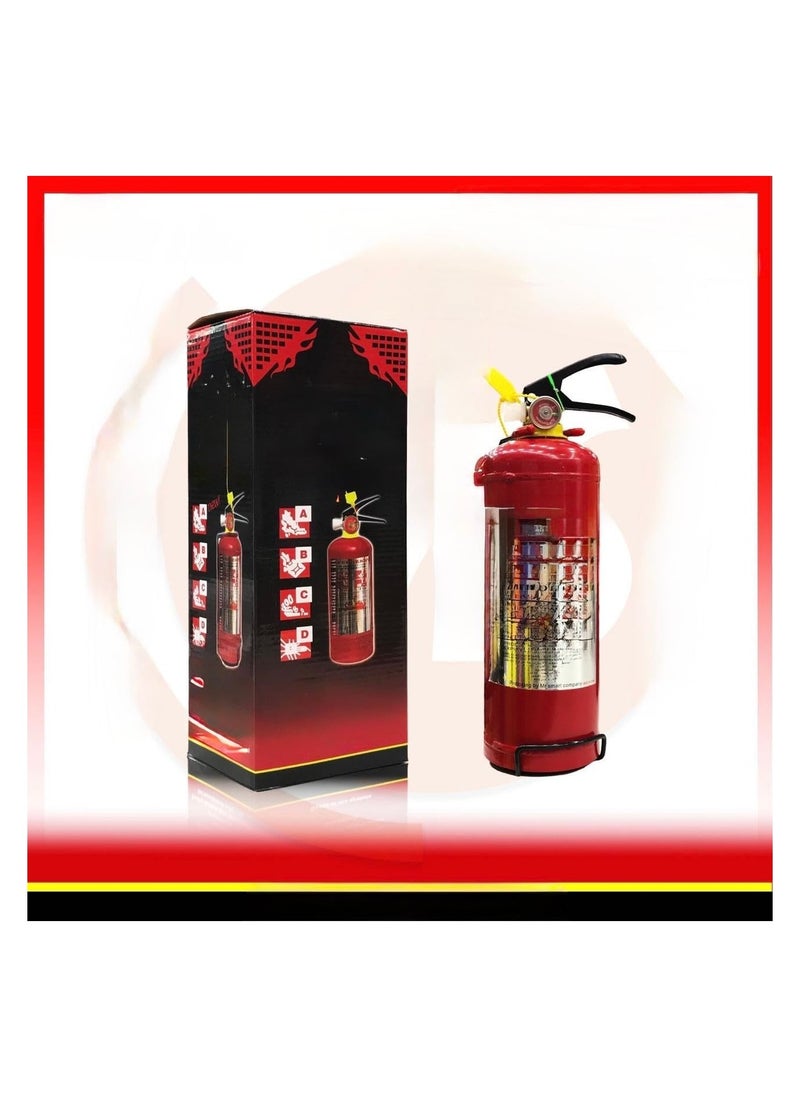 SHEZA STAR Fire Extinguisher with Wall Mount, 2kg Capacity, Portable Safety, Red  - Image 4