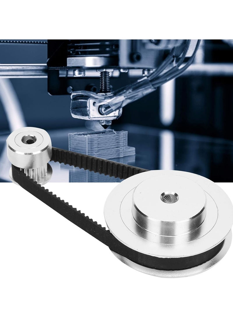 GGOOT 20 Teeth 60 Teeth Synchronous Pulley for 3D Printer, Step Synchronization Wheel Kit for 6mm Timing Belts, Suitable for Milling Machine Drilling Machine  - Image 5