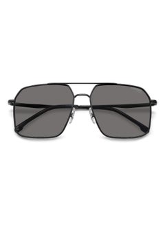 Carrera Men's Polarized Square Shape Metal Sunglasses CARRERA 333/S GREY 52 - Lens Size: 51.6 Mm - Mtt Black  - Image 4