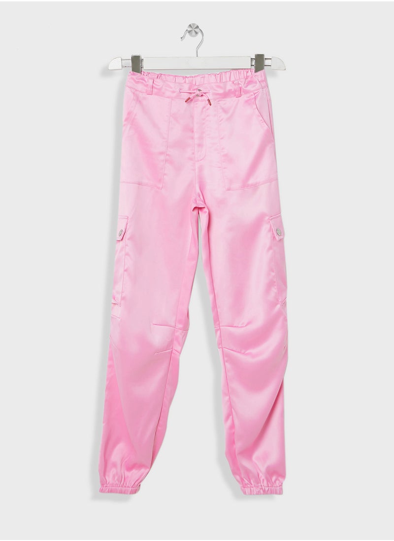 HUGO - Kids Essential Cargo Trousers - Image 1