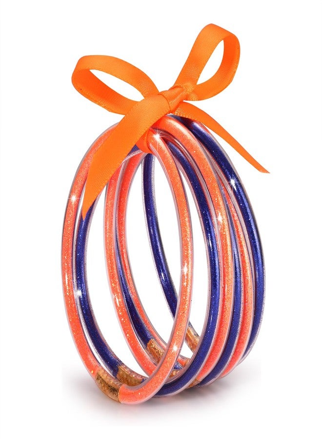 مولوك أساور مولوخ ليوم المباراة للنساء، مزينة بفيونكة شريطية لامعة، أساور جيلي، إكسسوارات يوم المباراة، هدايا لمحبي الرياضة - Image 1