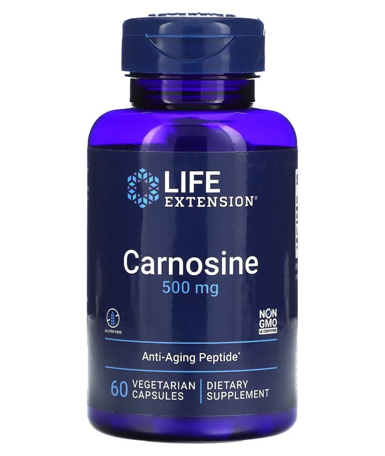 Carnosine 500 mg 60 Vegetarian Capsules