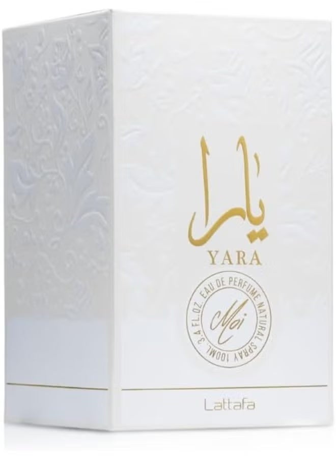 Lattafa white Lattafa Yara Moi For Women Eau De Parfum - 100ML - Image 1