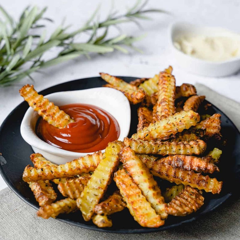 triangle قطاعة تجاعيد مثلثية - من الفولاذ المقاوم للصدأ فائق الحدة - تخلق شرائح جولين، قطع وافل وحواف متموجة أنيقة - مقبض جرين جريب - آمنة في غسالة الصحون - Image 4