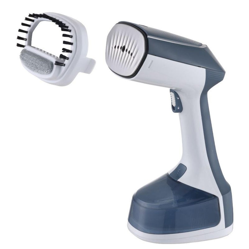 Manual Garment Steamer, Black, 1500W, 300ml Tank, 25s Fast Heating, Horizontal and Vertical Use, with Fabric Brush and Lint Removal Attachment - Image 2