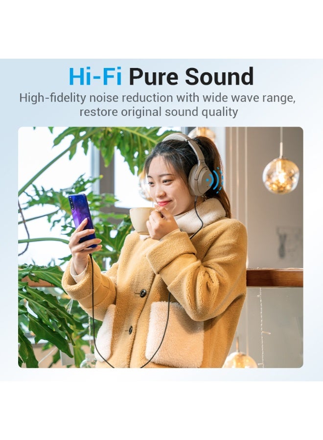 VENTION USB-C Male to 3.5MM Male Cable 1.5M Gray Aluminum Alloy Type Model # BGKHG - Image 5