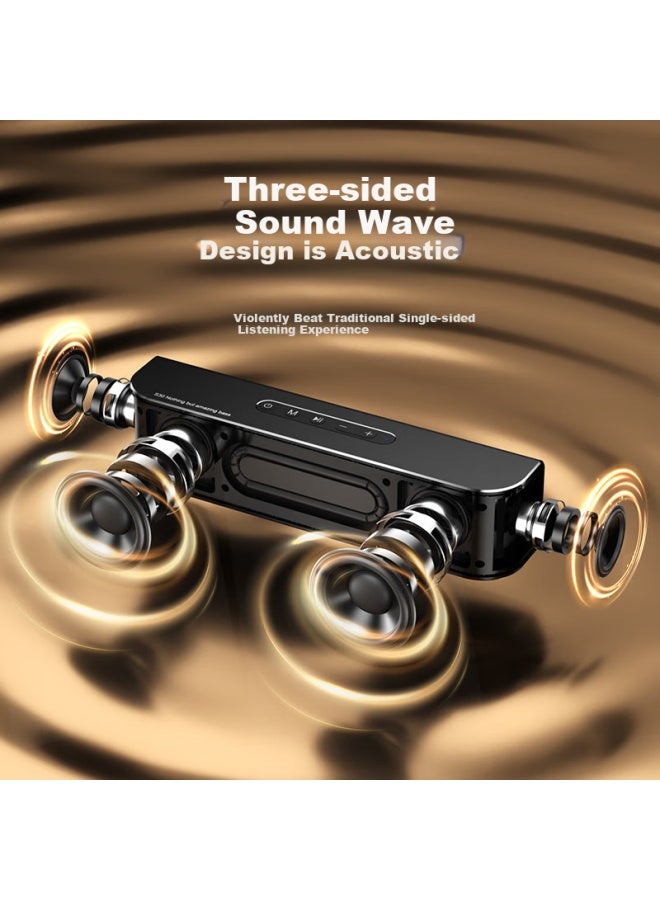 OHAYO مكبر صوت بلوتوث عالي الدقة من عائلة موسيقى S30 بقوة 60 واط مستوى HiFi صوت برلين خارجي محمول منزلي مكبر صوت مكتبي - Image 1