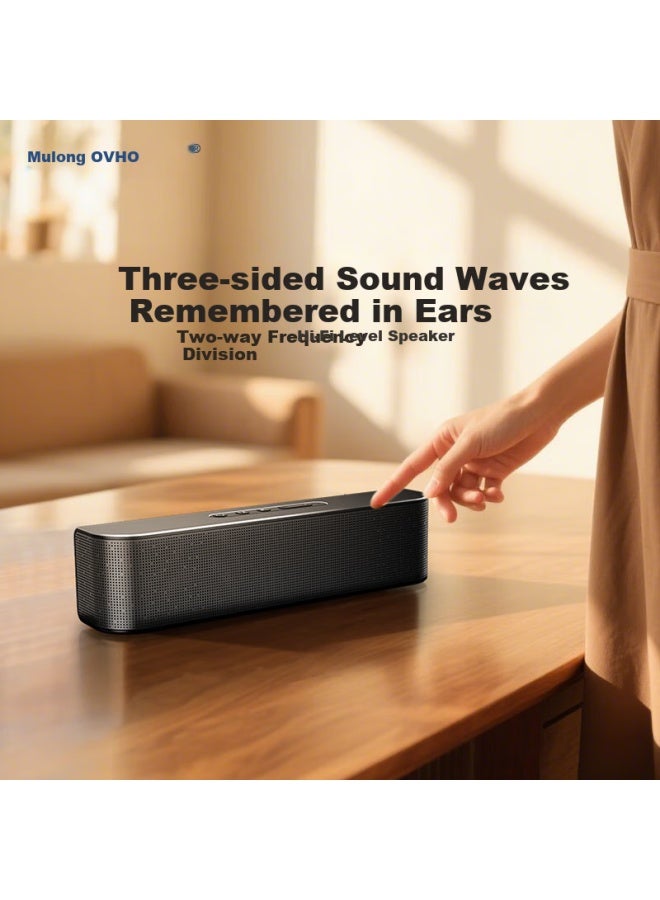 OHAYO مكبر صوت بلوتوث عالي الدقة من عائلة موسيقى S30 بقوة 60 واط مستوى HiFi صوت برلين خارجي محمول منزلي مكبر صوت مكتبي - Image 5