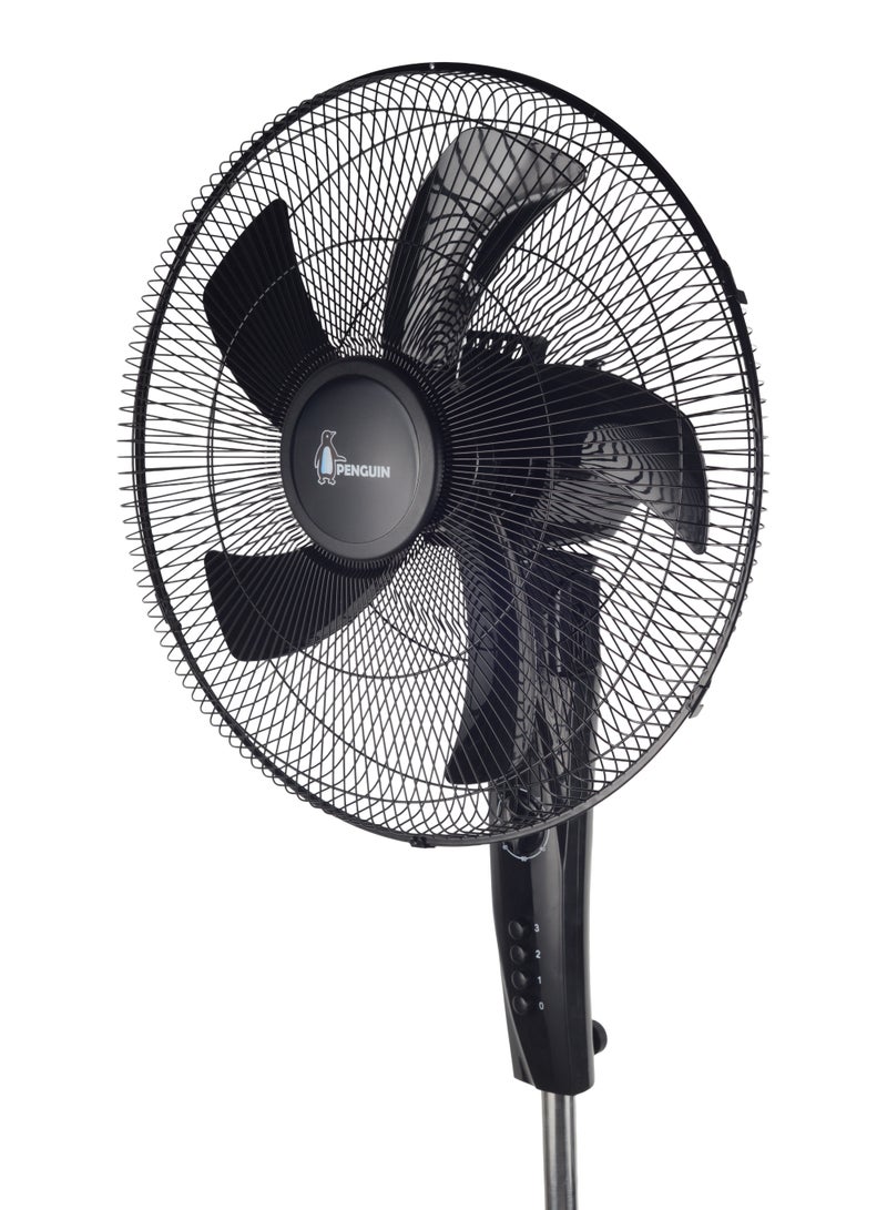 بنجوين Cool spin stand fan 5 blades 18 inch black 75 watt, Turbo Copper Motor 75 W Cool spin Multicolour - Image 4
