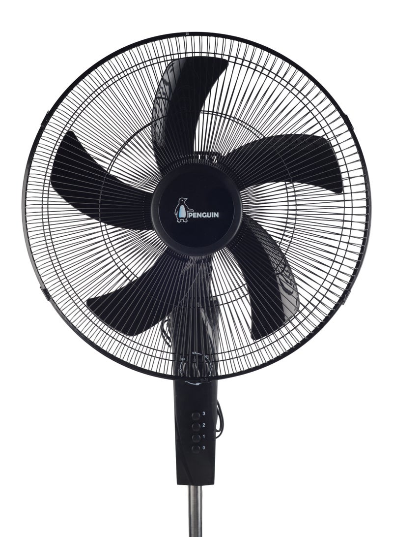 بنجوين Cool spin stand fan 5 blades 18 inch black 75 watt, Turbo Copper Motor 75 W Cool spin Multicolour - Image 3
