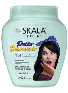 SKALA Skala Expert Potão Desmaiado Hair Treatment Cream – 1000g / 35.2 oz | Intense Moisturizing & Hair Smoothing Mask for Frizz Control & Shine – Vegan Formula – Sulfate & Silicone Free  - Image 2