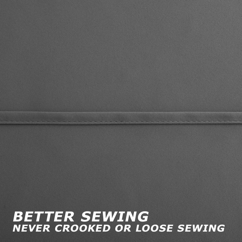 KOUFALL 78 Inch Curtains Long Blackout Closet Door Curtain Without Door Insulated Thermal Black Out Pleated Curtains Alternative to Accordion Door - Image 5