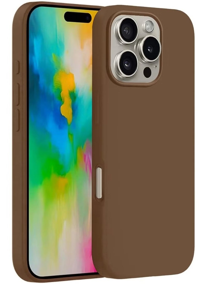 Liquid Silicone Case for iPhone 16 Pro Max - Ultra Slim Design with Soft Anti-Scratch Microfiber Lining & Drop Protection - Image 1