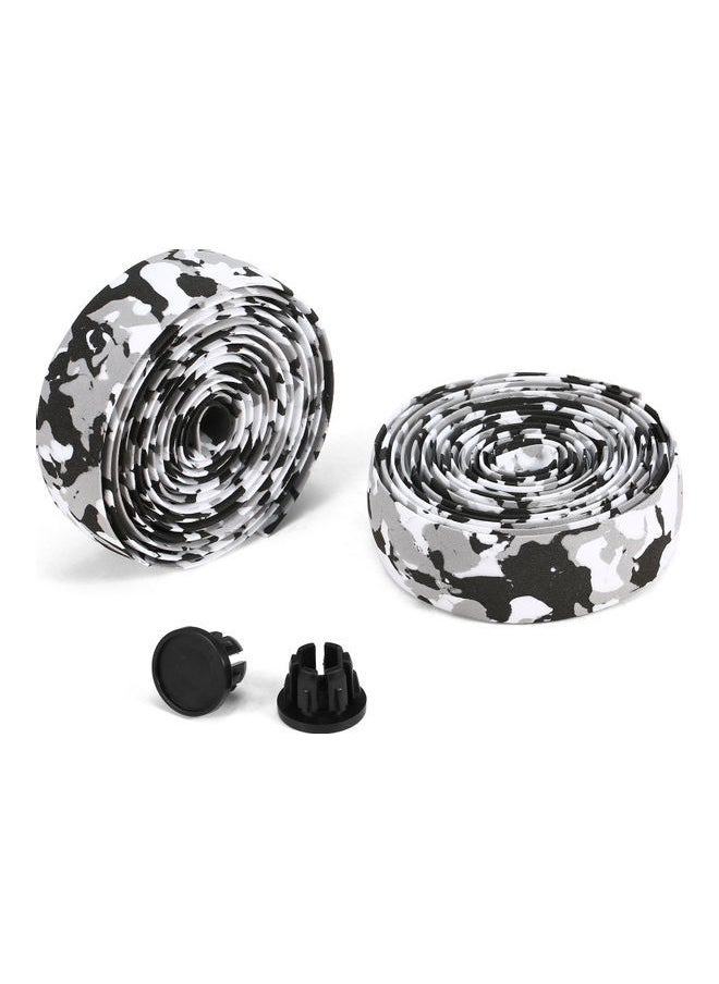 NIBEMINENT - 2pcs of Bicycle Handlebar Tapes Soft Road Bike Band Breathable Non-Slip Cycling Belt EVA Bar Tape Horns Anti-Slip Shockproof Wrap Riding Equipment 22*4*13.5cm - Image 1